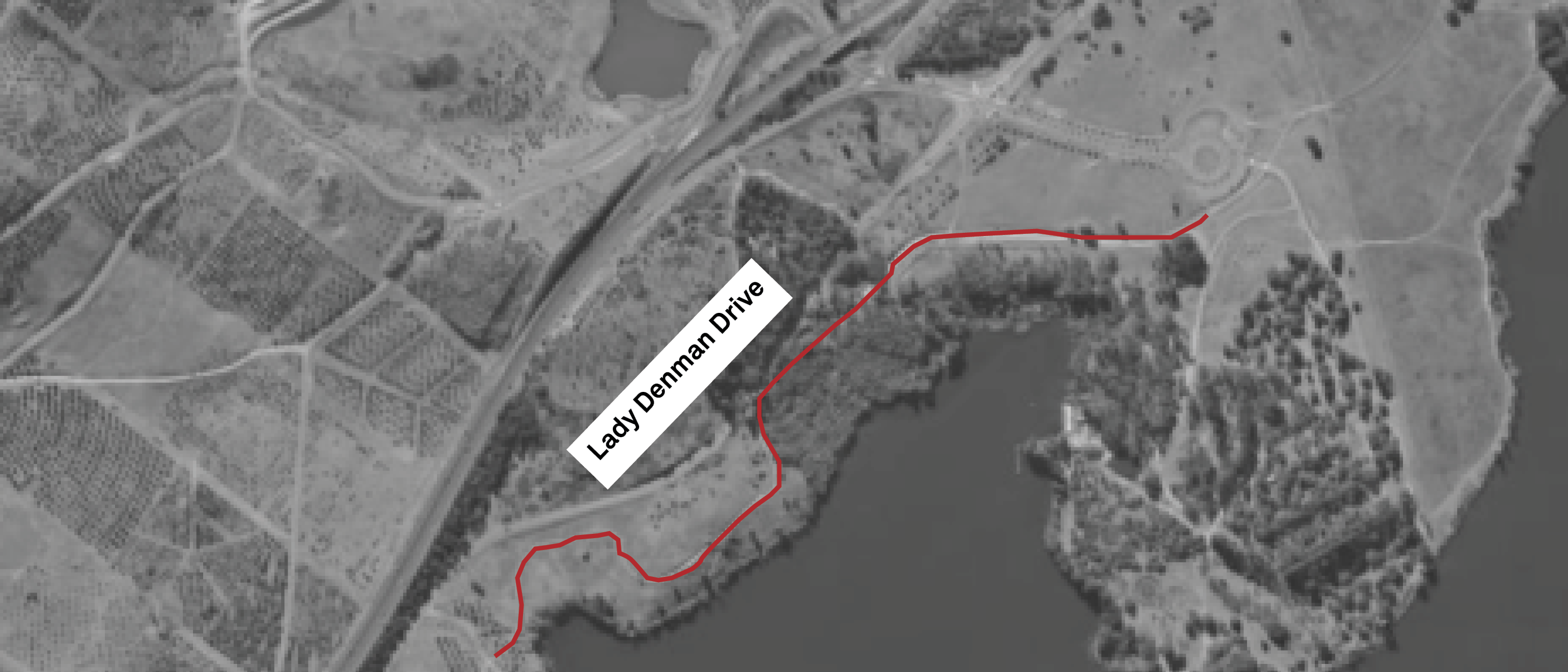 Shared Path - Adjacent to Lady Denman Drive Nov 2025