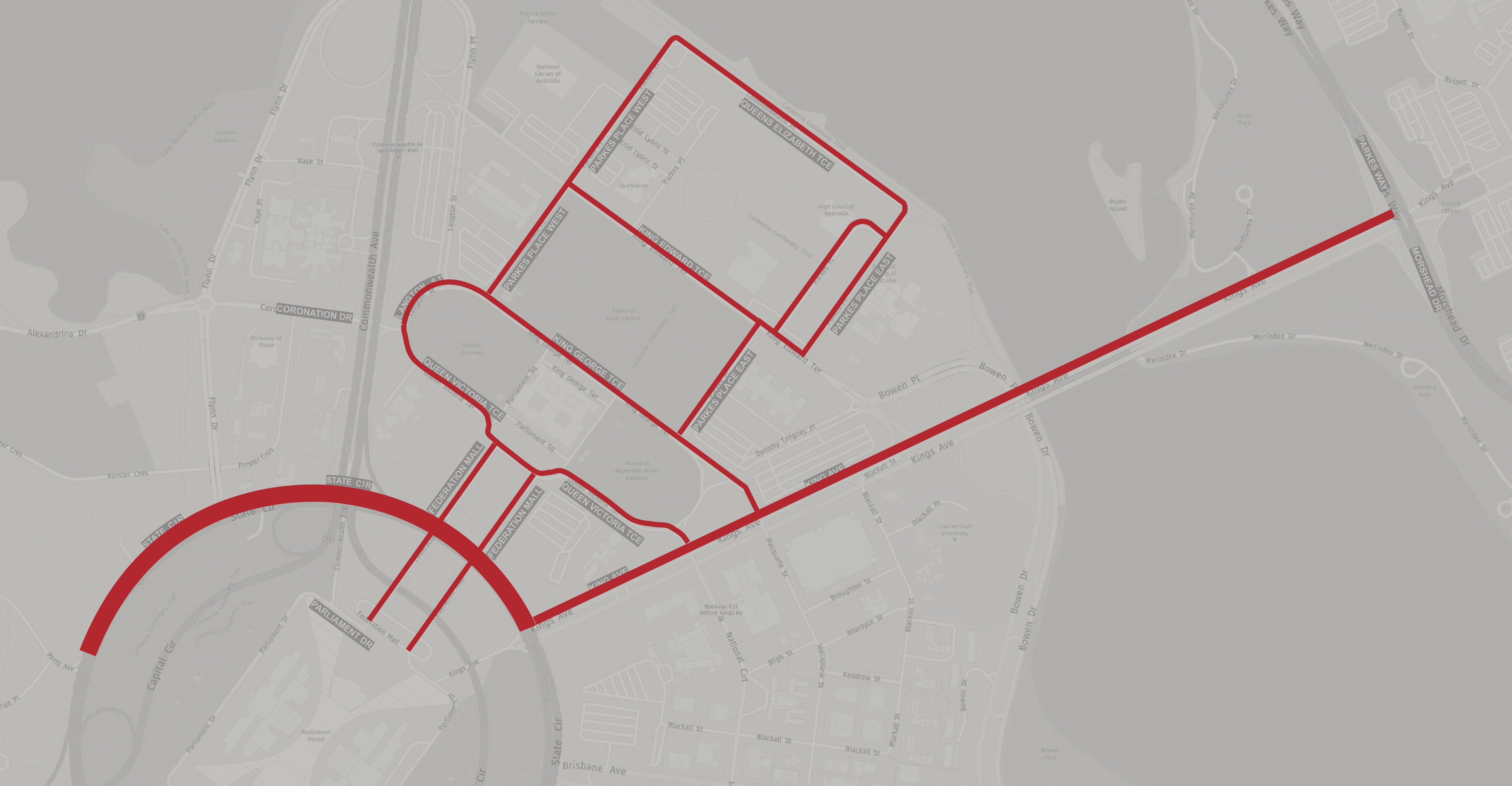 Road closures for Canberra Times Run - November 2026