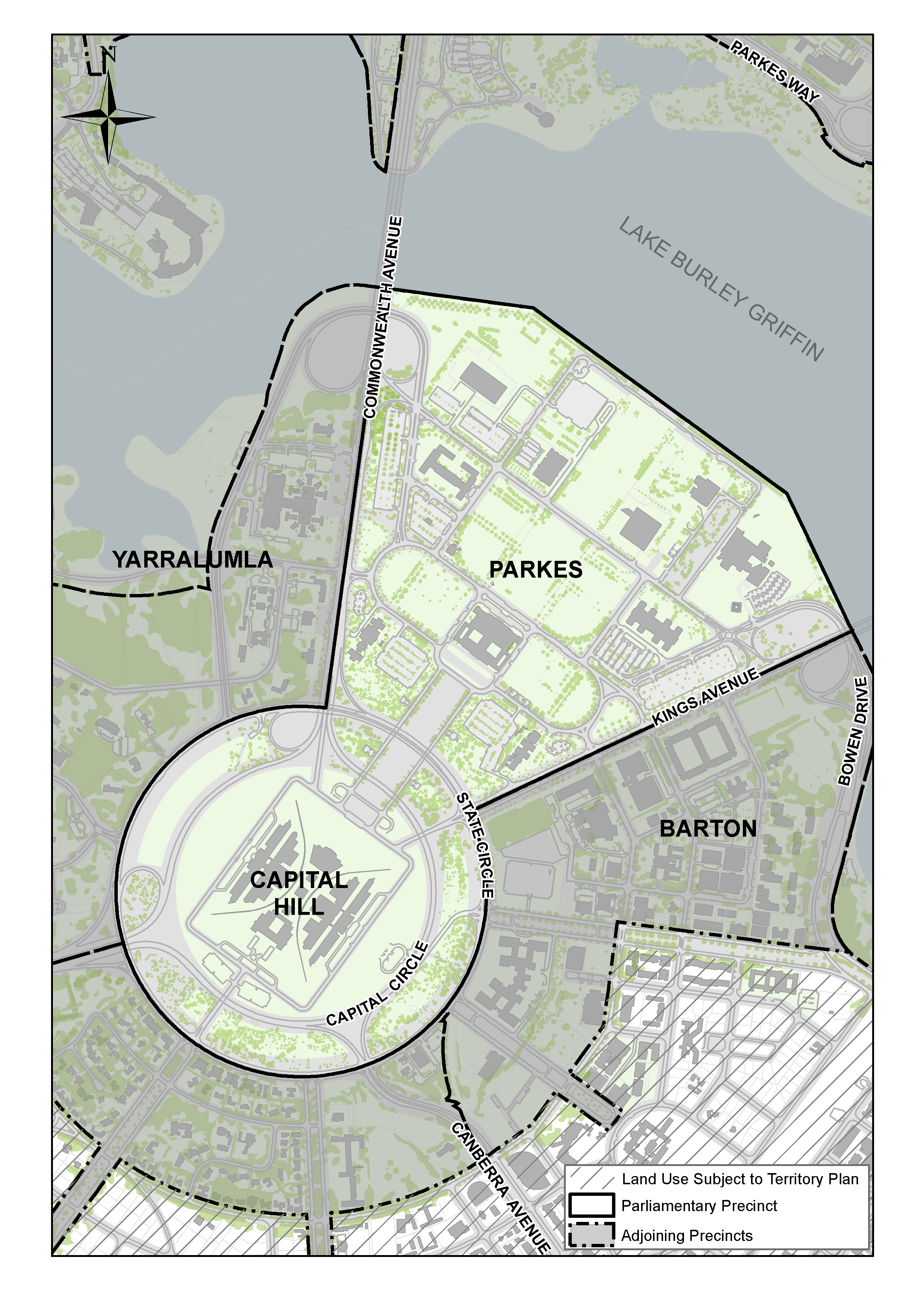 Precinct Codes  National Capital Authority