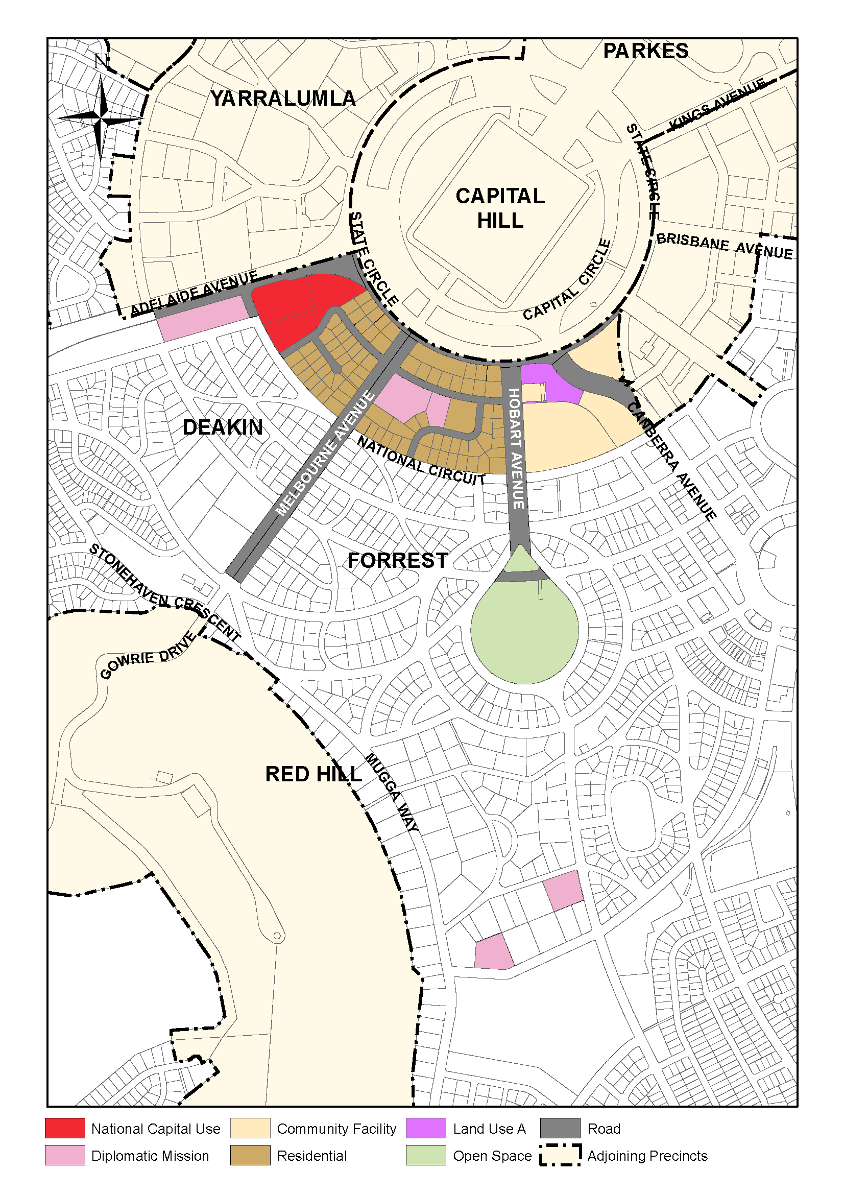 Precinct Codes  National Capital Authority