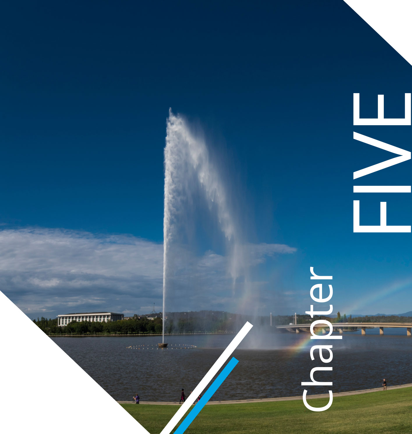 Chapter 5 -  Captain Cook Memorial Jet, Lake Burley Griffin, photographed by Martin Ollman.