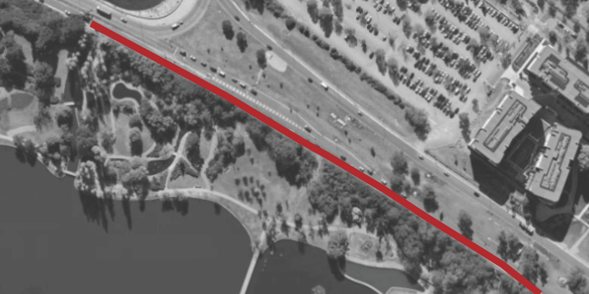 Parkes Way Hedge works - lane closure