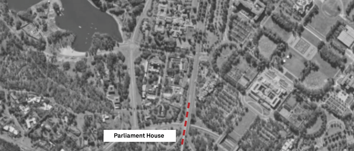 Ramp works - Parliament House