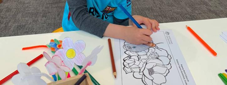 Colour in activity.