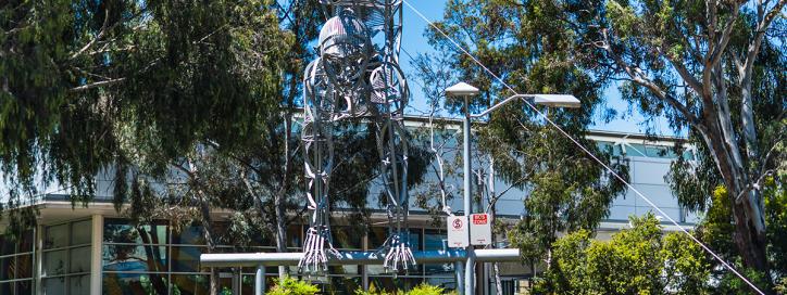 Olympic Gymnast sculpture, Australian Institute of Sports (AIS), Bruce.