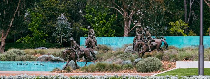 Boer War Memorial, Anzac Parade, Campbell. 