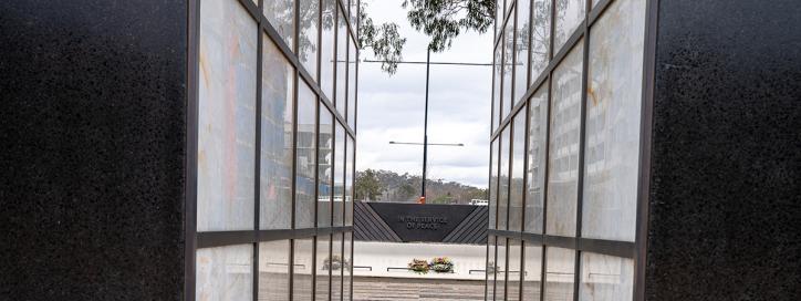 The Australian Peacekeeping Memorial, Anzac Parade, Campbell. 