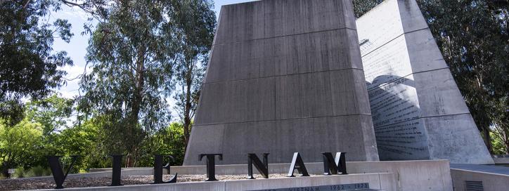 The Australian Vietnam Forces National Memorial, Anzac Parade, Campbell. 