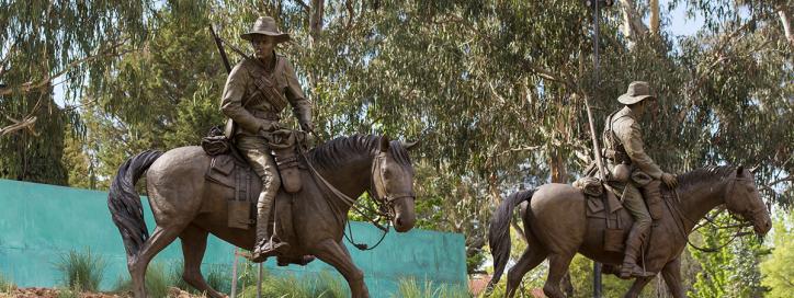 The Boer War Memorial, Anzac Parade, Campbell. 