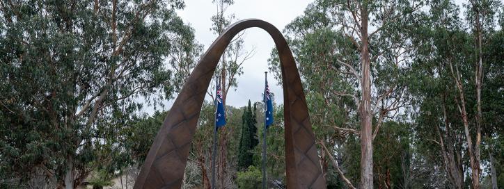 The New Zealand Memorial, Anzac Parade, Campbell. 