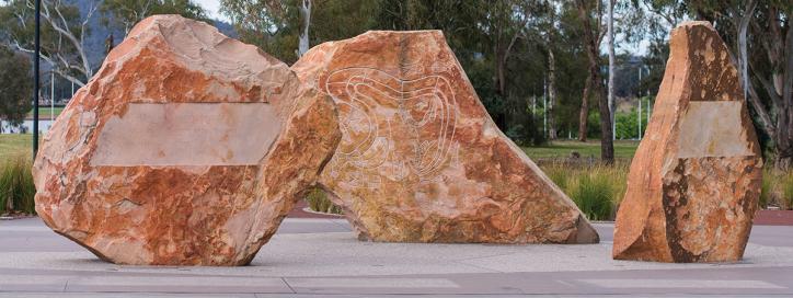 The Stone Artworks, Reconciliation Place, Parkes.