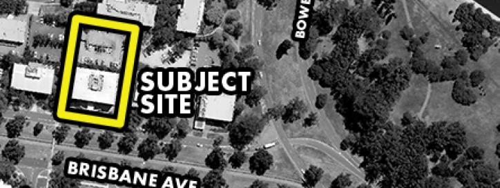 Aerial view of block 23 section 6 Barton