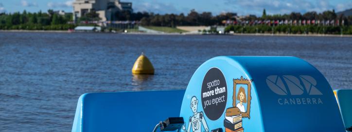 Paddle Boats on Lake Burley Griffin
