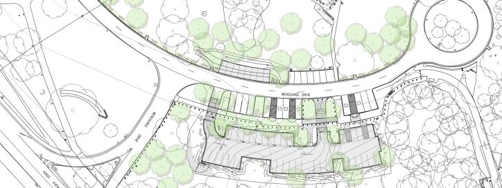 Landscape drawing of the Boundless parking extension.