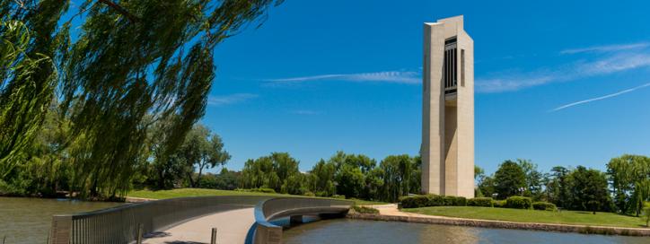 The National Carillon on Aspen Island.