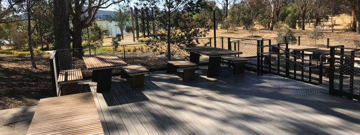 Boundless Playground Picnic Deck, Kings Park, Parkes.