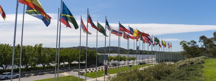 NCA_International Flag Display