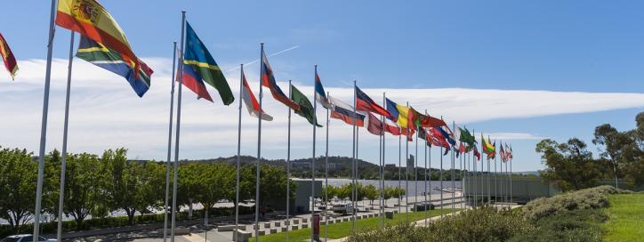 NCA_International Flag Display
