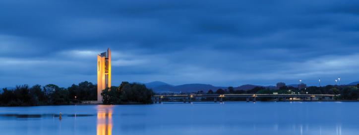 National Carillon, Aspen Island, Parkes. 