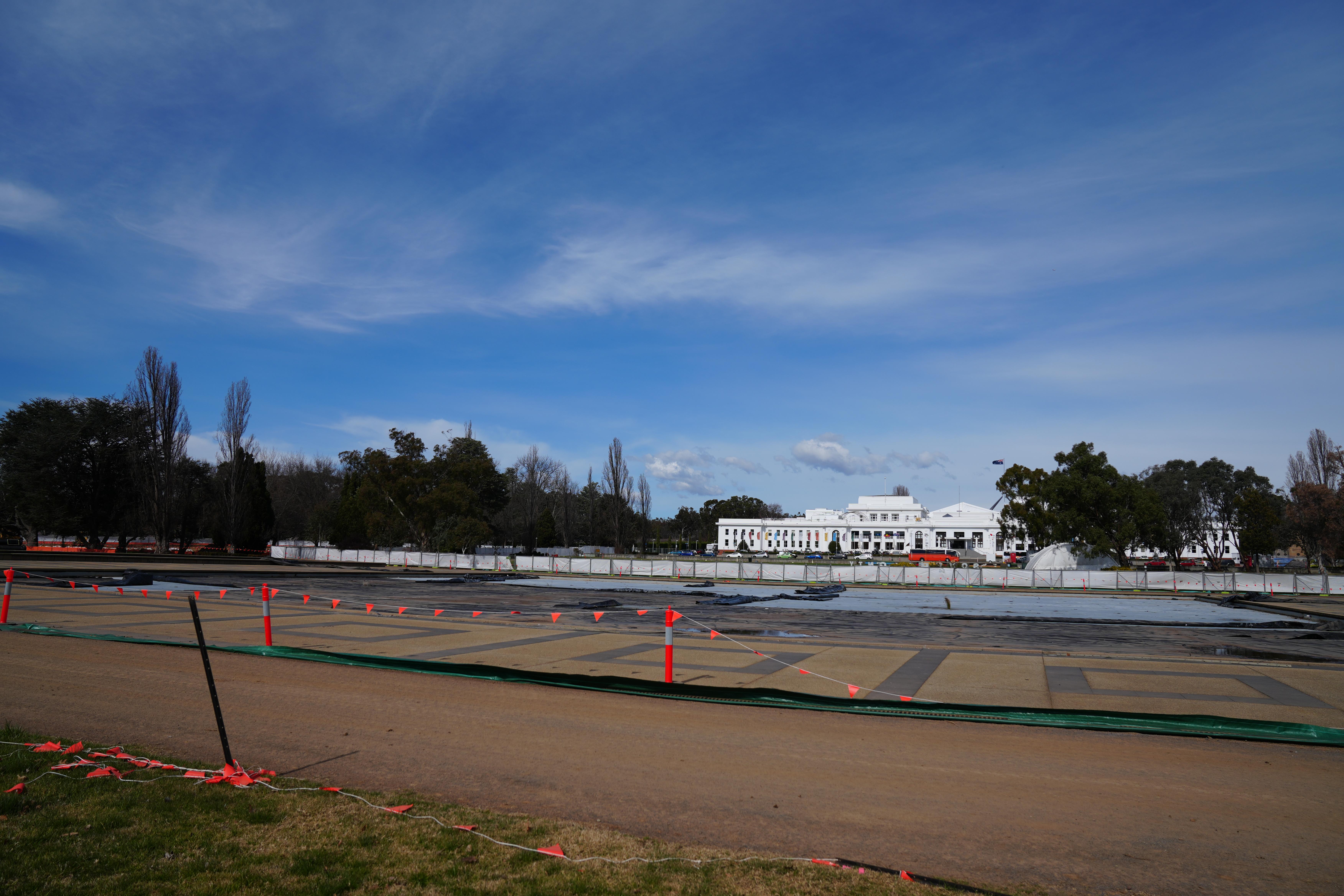 Federation Centenary Fountain works - 11