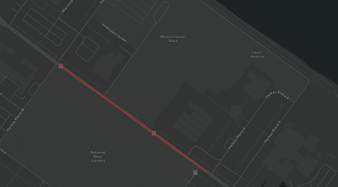 Balloon road closure