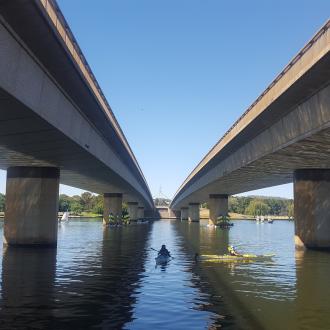 Bridges and lake