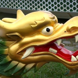 Dragon boat head