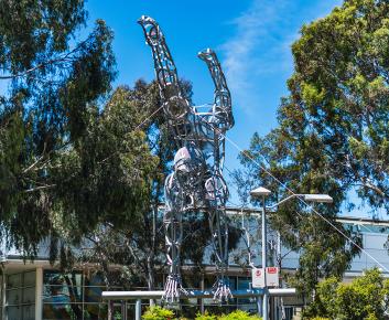 Olympic Gymnast sculpture.