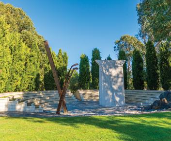 The Australian Hellenic Memorial, Anzac Parade, Campbell. 