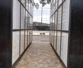 The Australian Peacekeeping Memorial, Anzac Parade, Campbell. 