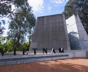 The Australian Vietnam Forces National Memorial, Anzac Parade, Campbell. 