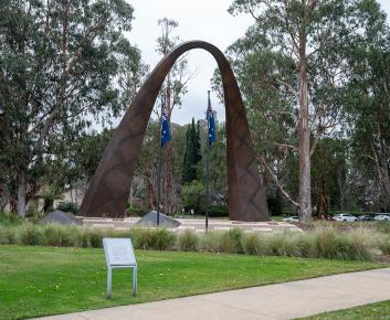 The New Zealand Memorial, Anzac Parade, Campbell. 