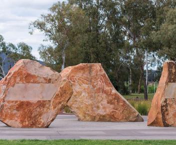 The Stone Artworks, Reconciliation Place, Parkes.