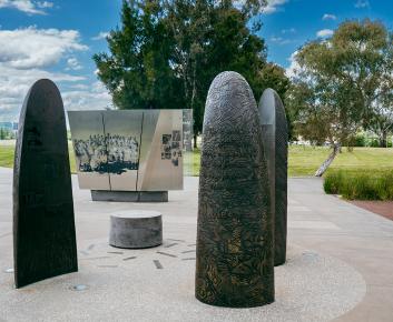 Women, Reconciliation Place, Parkes.