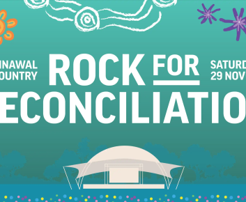 Rock for Reconciliation - Banner