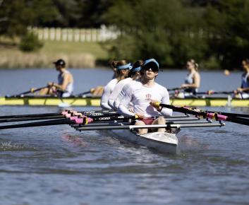 Rowers on the lake