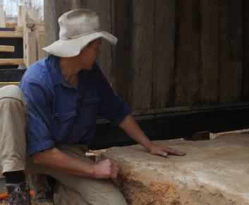 Blundells Cottage - Laying down the foundations